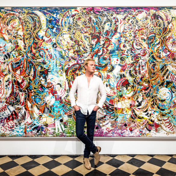Así es Leon Löwentraut, el artista de 21 años que está arrasando en las galerías de todo el mundo