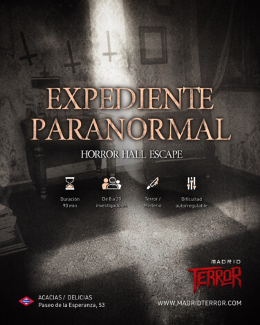 Disfruta este Halloween de Expediente Paranormal, una experiencia terrorífica única en Madrid