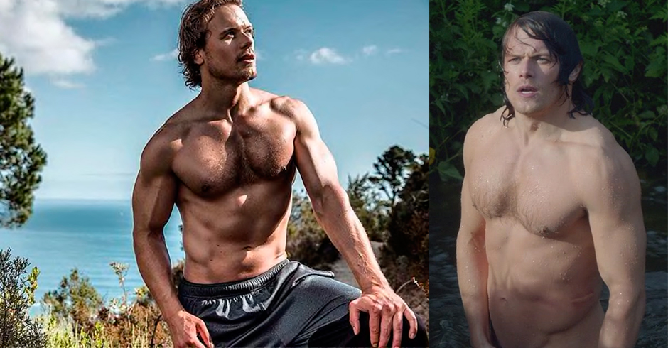El polémico desnudo de Sam Heughan en 'Outlander' - Shangay