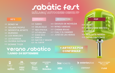 Sabåtic Fest: el festival que combina música, arte y gastronomía llega a Málaga este verano