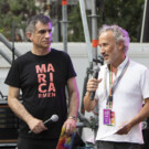 Juan Carlos Alonso y Alfonso Llopart, organizadores del Orgullo de Madrid