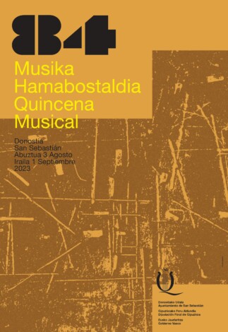 Cartel de la Quincena Musical de San Sebastián.
