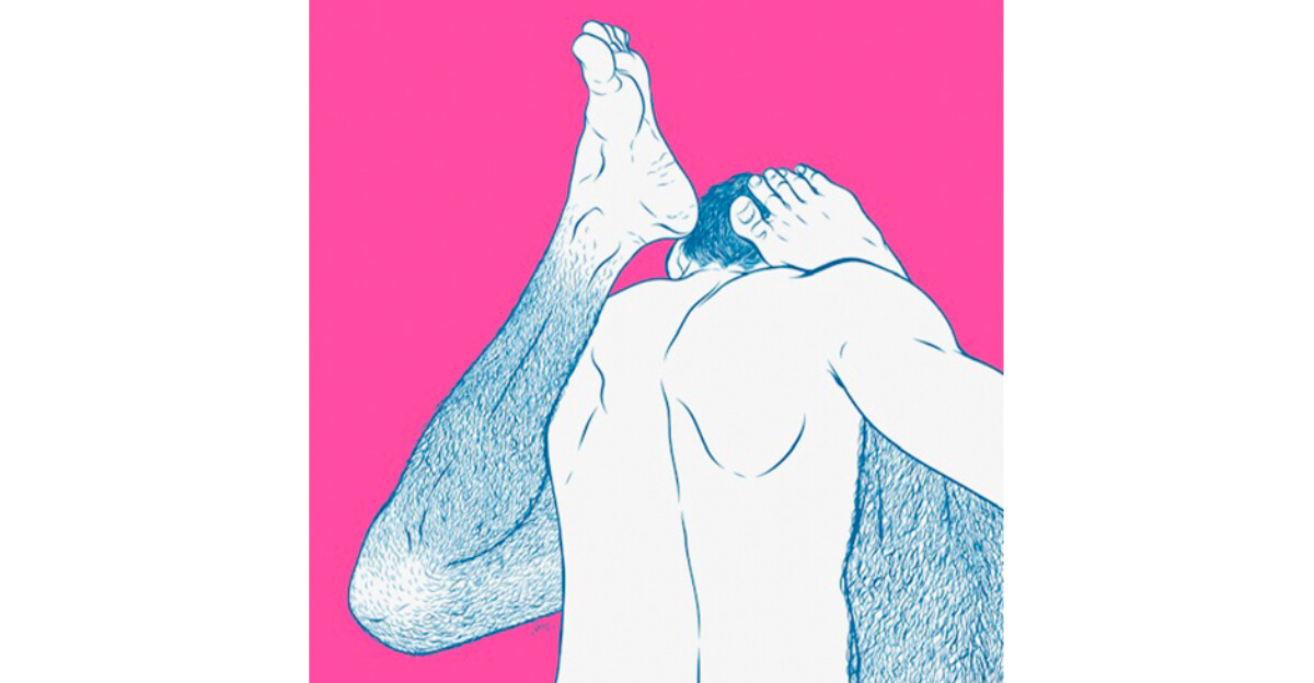 Ilustración de Ismael Álvarez para 'Relatos gais' de Pablo Paiz