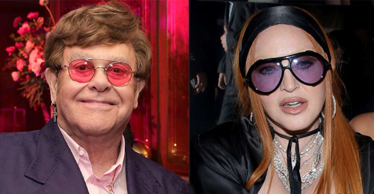 Elton John y Madonna hacen las paces por el homenaje a las víctimas del VIH de la diva del pop