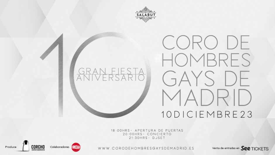 Aniversario Coro de Hombres Gays de Madrid
