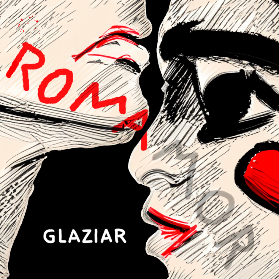Arte del single 'Roma' del grupo Glaziar