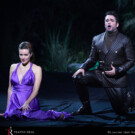 Julie Fuchs y Xabier Anduaga en el 'Rigoletto' Teatro Real.