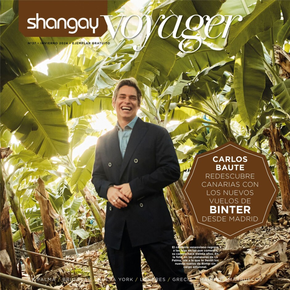 Carlos Baute en Canarias Shangay Voyager con Binter