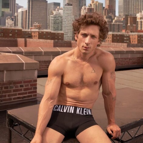 Jeremy Allen White en la nueva campaña de Calvin Klein.