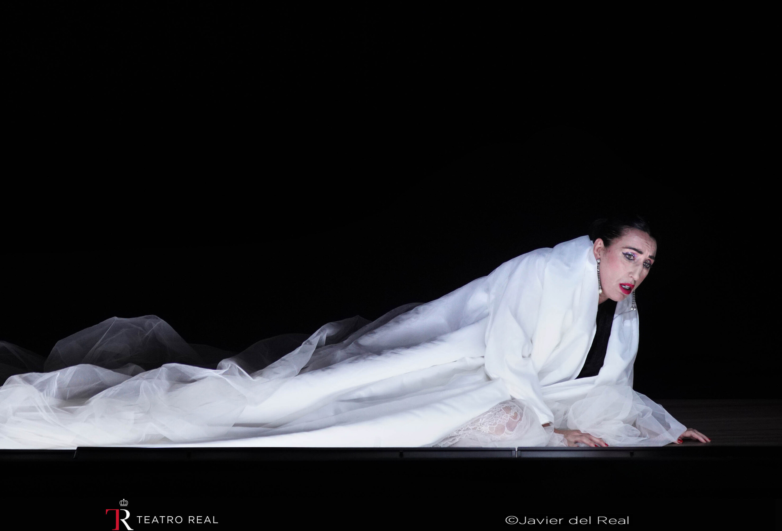 Rossy de Palma en 'Silencio' en el Teatro Real. Foto: Javier del Real.