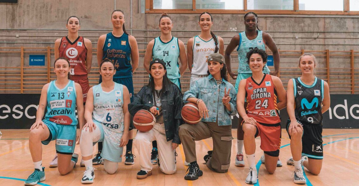 Marlena con la Federación Española de Baloncesto