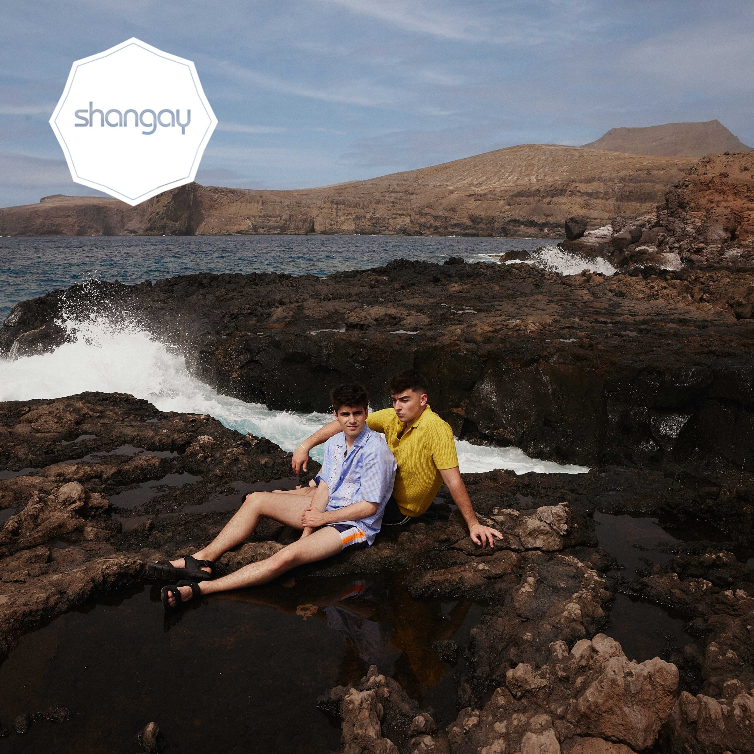Juanjo y Martin, de OT 2023, viajaron a Gran Canaria para ser la portada de 'Shangay Voyager'.