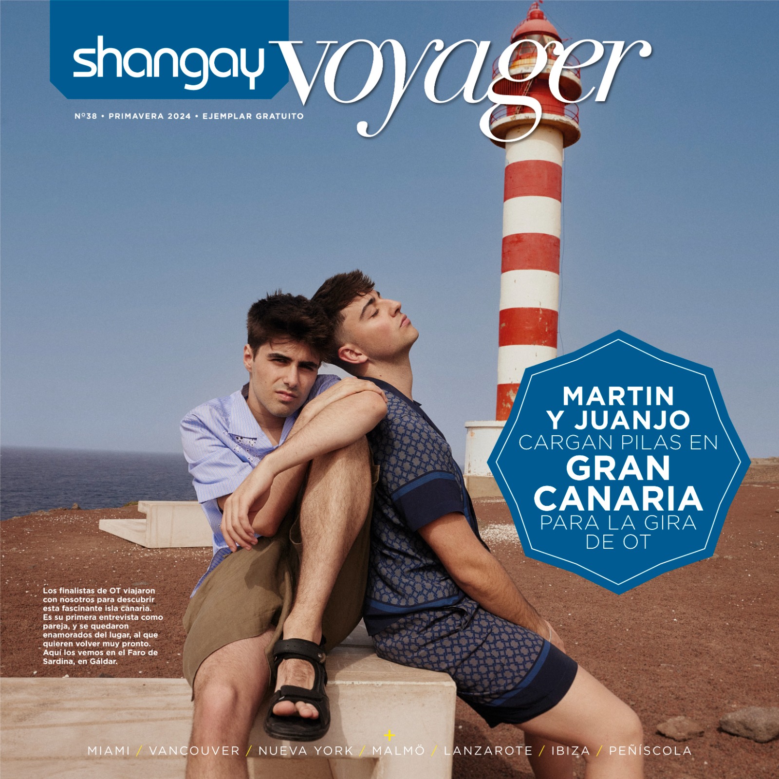 Juanjo y Matin Portada de Shangay en Gran Canaria
