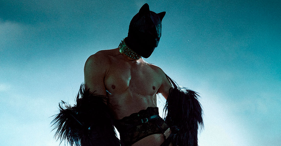 The Real Panther, el original performer, en exclusiva para Shangay. Foto: Dominik Valvo