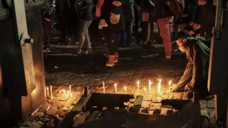 Vigilia por las tres mujeres fallecidas en Buenos Aires