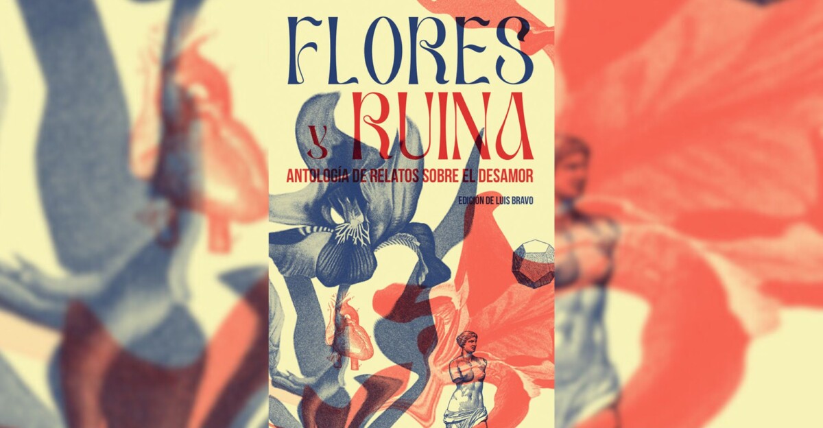 Cubierta de 'Flores y ruina', de la editorial Dos Bigotes.
