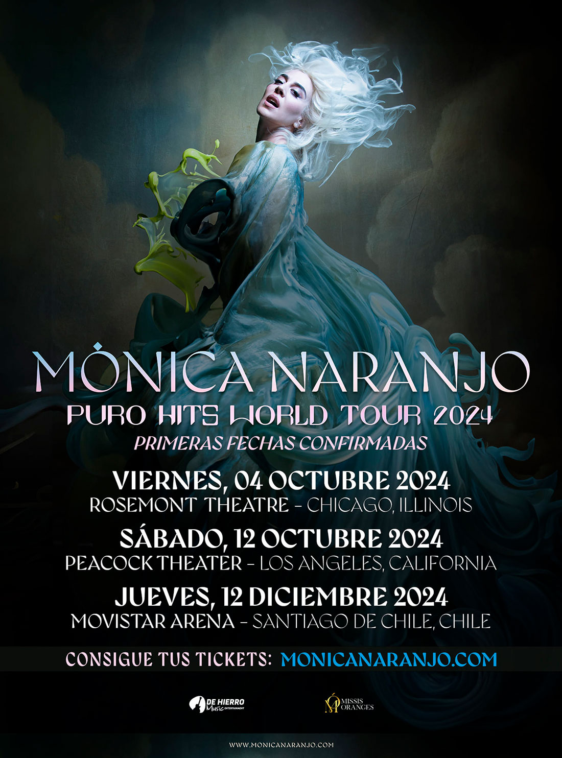 Fechas del 'Puro Hits World Tour' de Mónica Naranjo