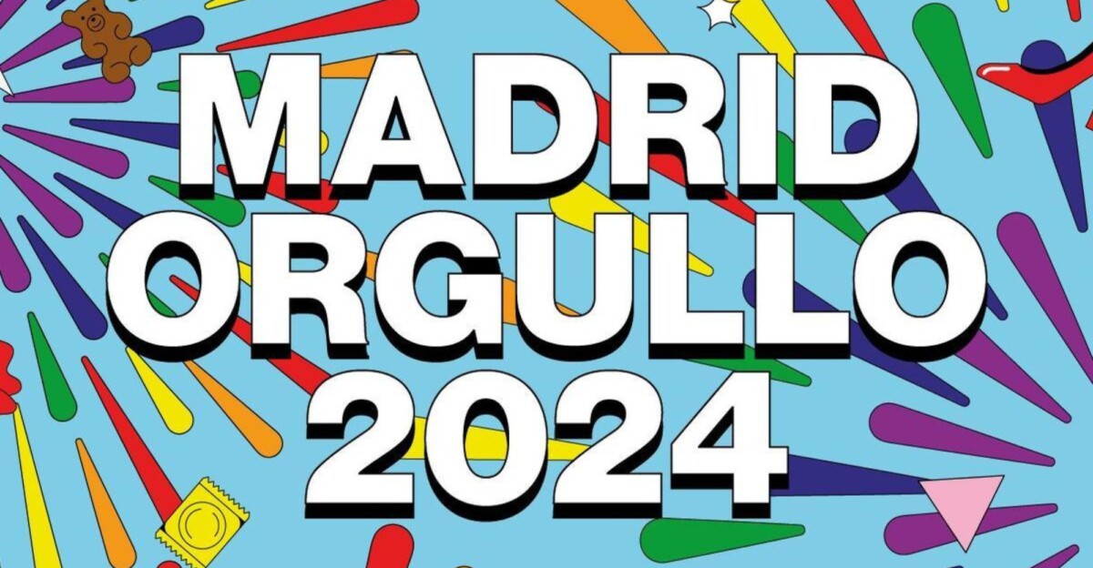 Cartel del Orgullo LGTBIQ+ del Ayuntamiento de Madrid.