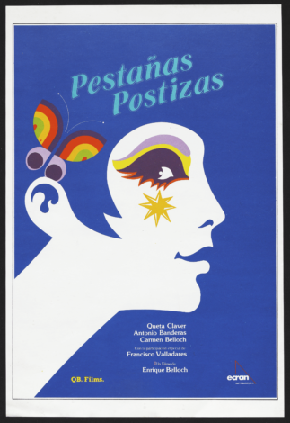 Cartel de la película 'Pestañas postizas'.