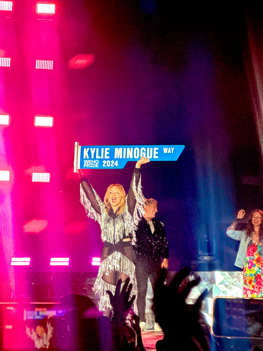 Kylie Minogue en el WeHo Pride.