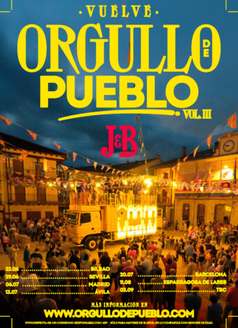 Cartel de la gira de Orgullo de Pueblo.