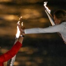 Rafa Nadal y Amélie Mauresmo en la inauguración de los Juegos Olímpicos de París 2024