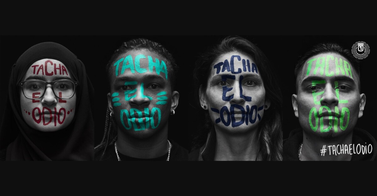 Campaña "Tacha el odio" de la Unidad de Gestión de la Diversidad