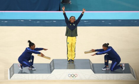 El shippeo lésbico entre Simone Biles y Rebeca Andrade nos tiene enganchadas (¿#Sibeca, #Rebone, #Rebiles?)