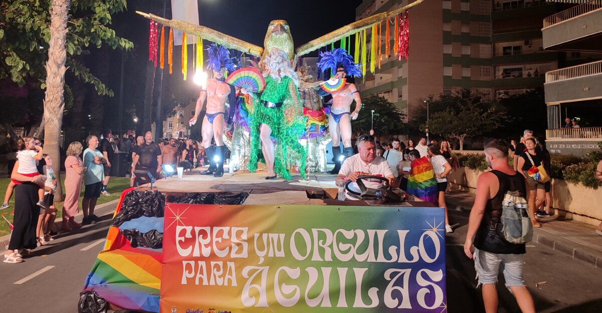 Imagen del desfile del Pride de Águilas.