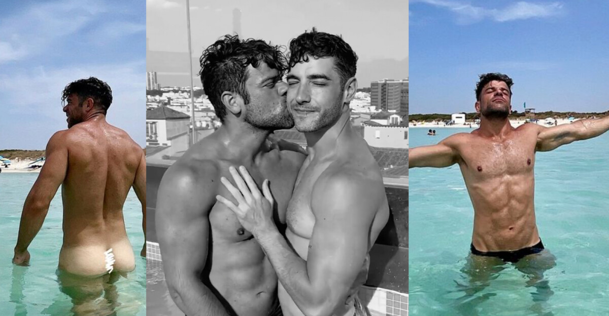 Ricky Merino y su novio Gerard Mínguez