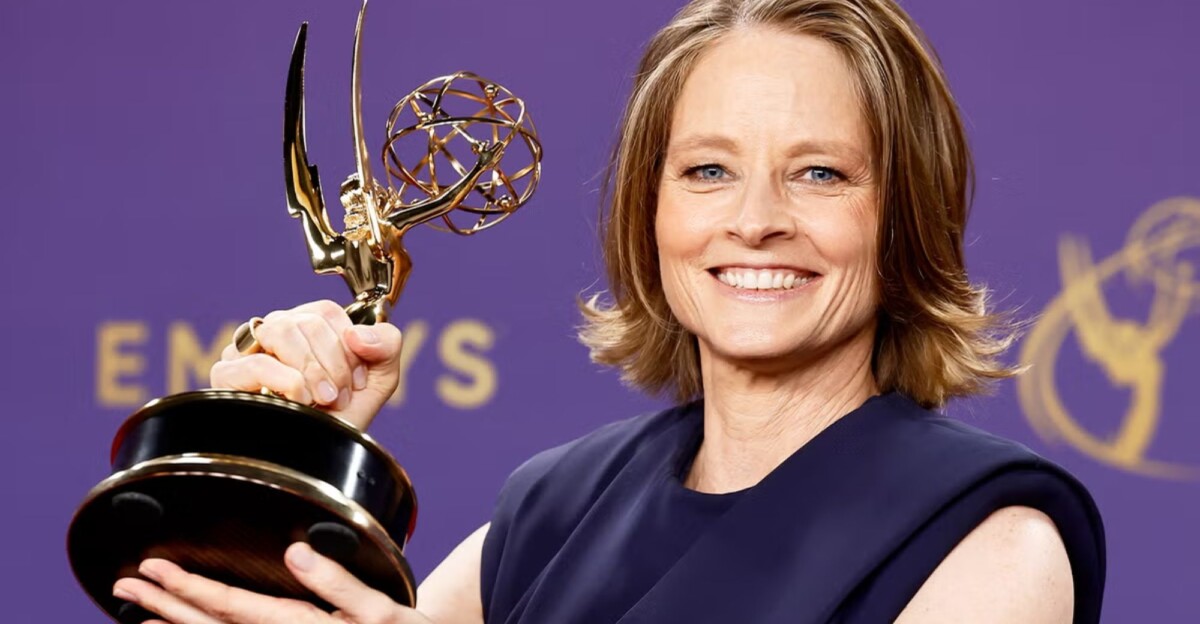 Jodie Foster con su primer Emmy