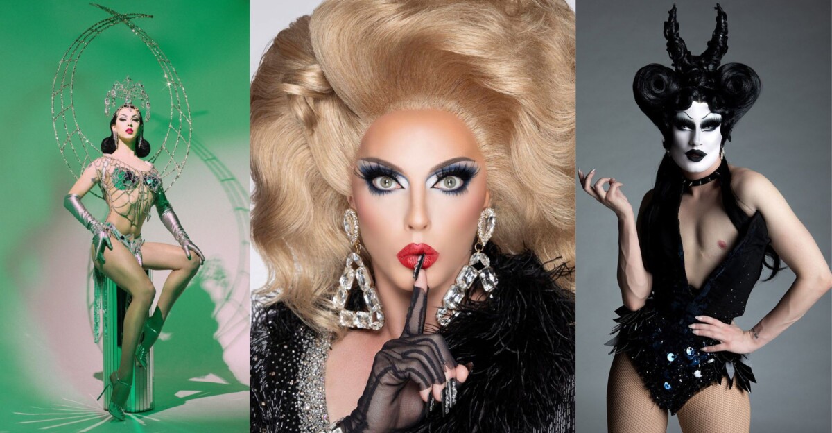 Gottmik, Alyssa Edwards  y Violet Chachki, superestrellas drag en el Culture & Business Pride