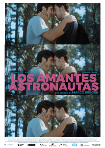 Cartel 'Los amantes astronautas'