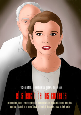 Cartel alternativo de 'El silencio de los corderos'.