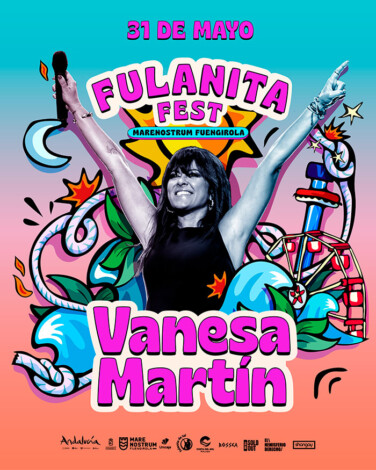 Cartel Fulanita Fest con Vanesa Martín