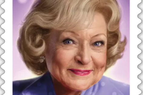 Sello de Betty White