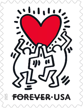 Sello de Keith Haring