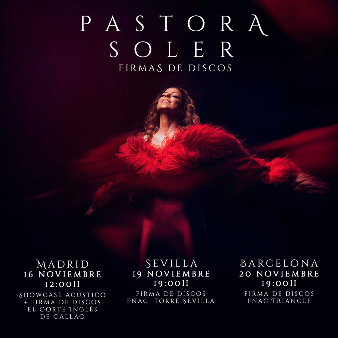 Firmas de discos de '30' de Pastora Soler