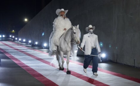 Beyoncé en su entrada triunfal