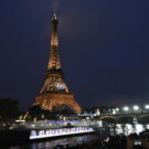  La Torre Eiffel ‘vestida’ para la ocasión.