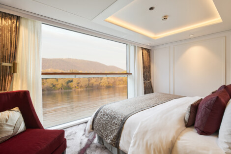 El barco de Riverside Luxury Cruises.