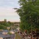 Vistas de la terraza del bar Gudde Wëllem.