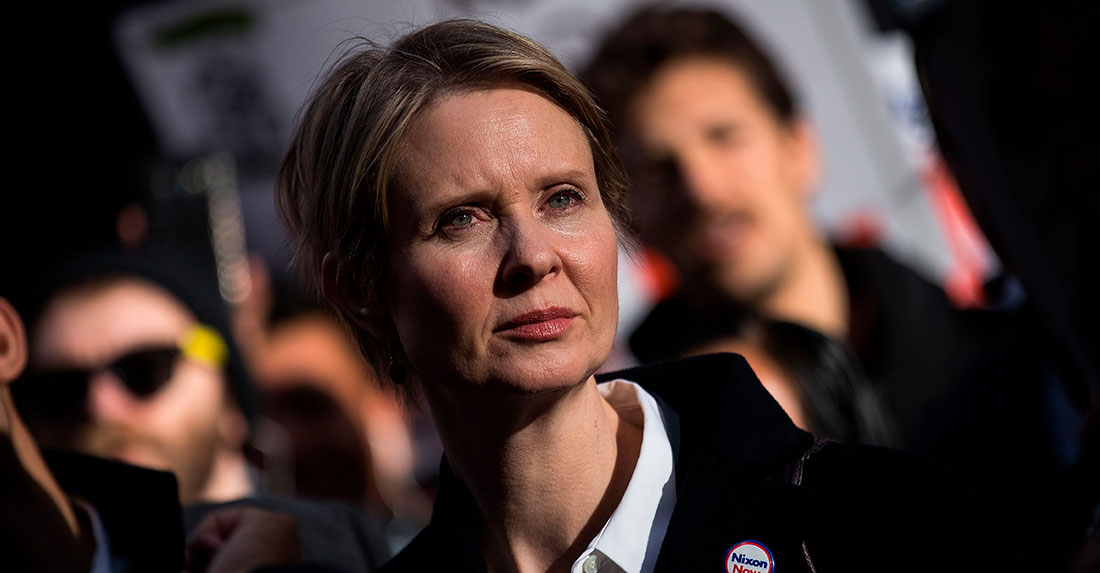 Cynthia Nixon, siempre activista por los derechos trans.