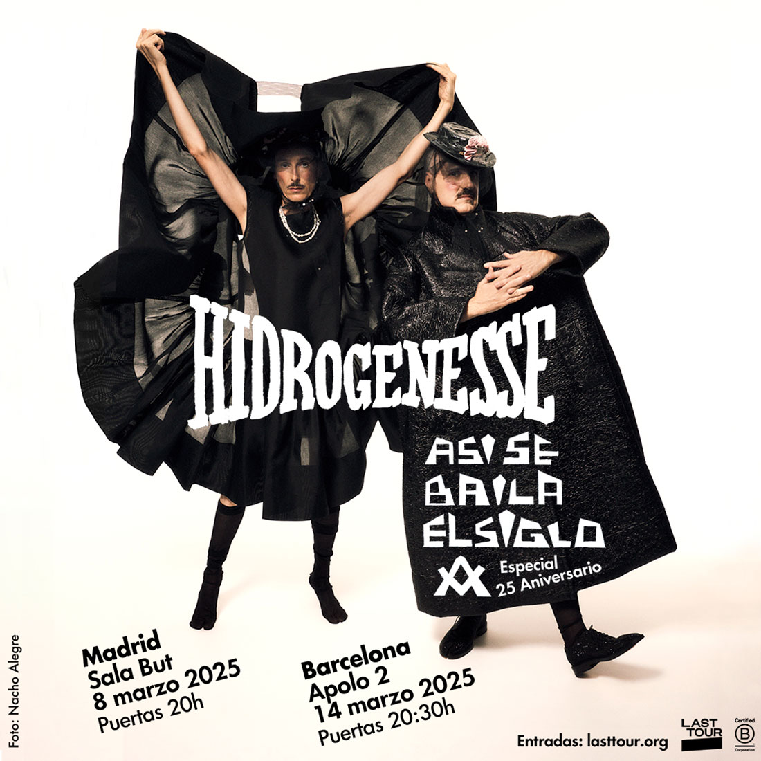 Gira 25 aniversario de Hidrogenesse