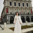 Sara Blanch, en el Teatro Real donde protagoniza 'Mitridate, re di Ponto'. Foto: Salva Musté.