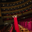 Sara Blanch, en el Teatro Real donde protagoniza 'Mitridate, re di Ponto'. Foto: Salva Musté.