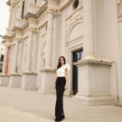 Sara Blanch, en el Teatro Real donde protagoniza 'Mitridate, re di Ponto'. Foto: Salva Musté.