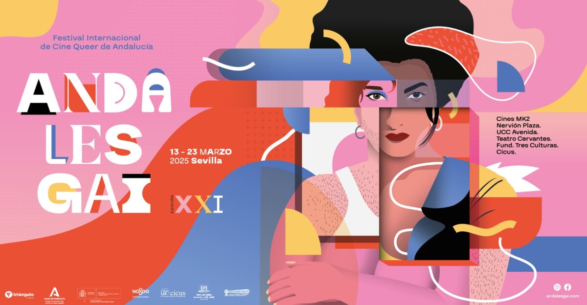 Cartel de la XXI Edición del festival internacional de cine queer 2025