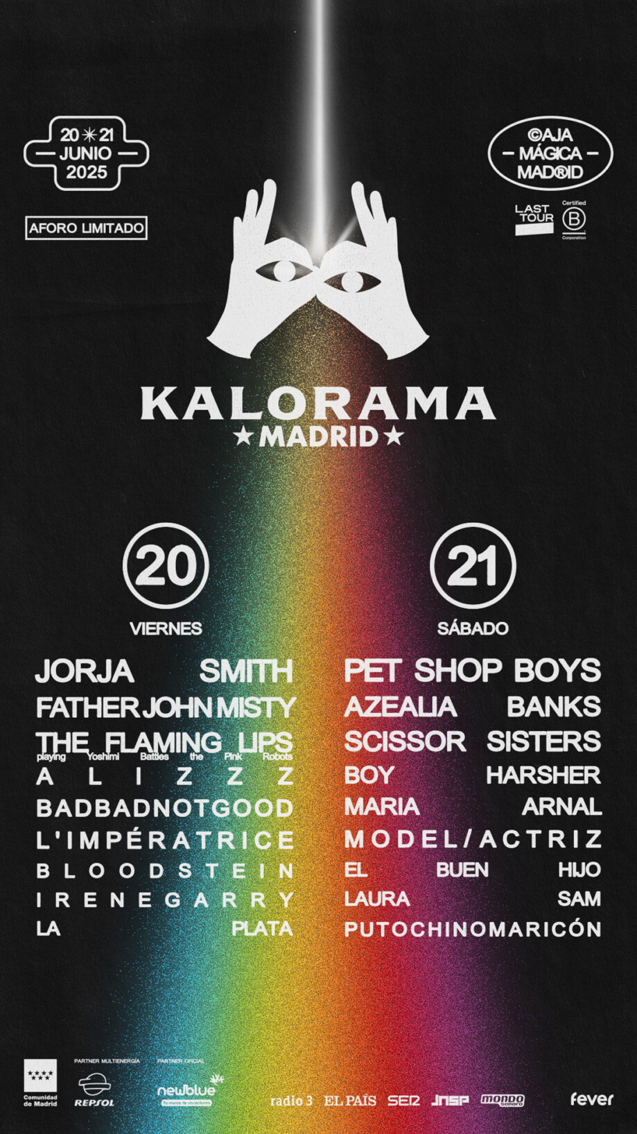 Cartel KALORAMA Madrid 2025
