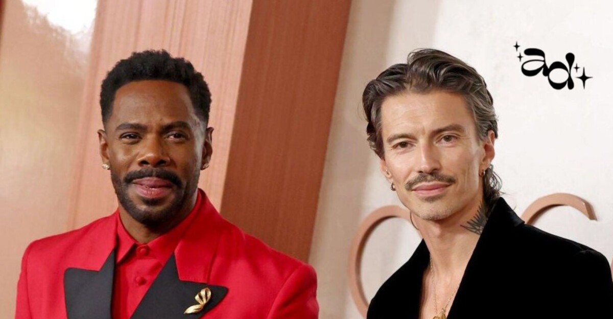 Colman Domingo y su marido, Raul Domingo, en la alfombra roja de los Óscar